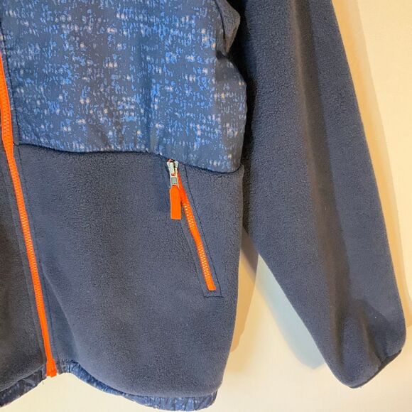 North Face Blue and Orange Full Zip Fleece Jacket, Medium. Gorpcore - Picture 8 of 13